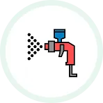 吹付施工のアイコン