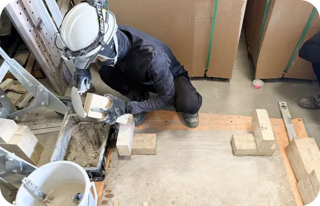 現場作業の様子